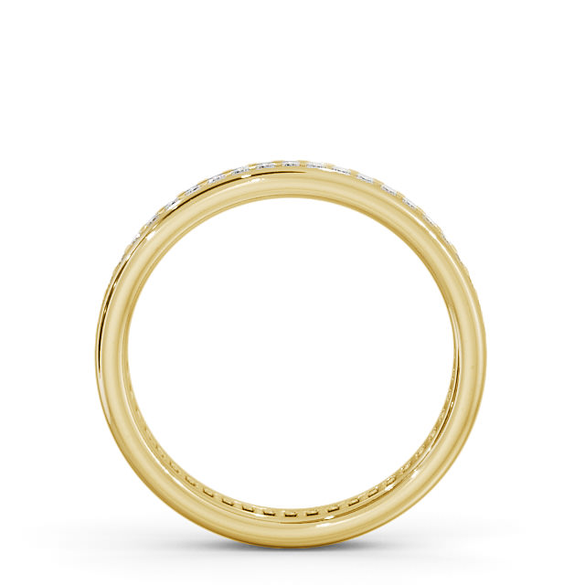 Full Eternity Round Diamond Ring 9K Yellow Gold - Kileigh FE38_YG_UP
