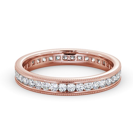  Full Eternity Round Diamond Ring 9K Rose Gold - Manrola FE39_RG_THUMB2 
