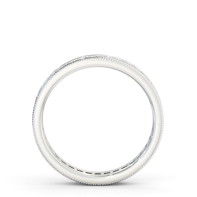 Full Eternity Round Diamond Ring Platinum - Manrola FE39_WG_UP