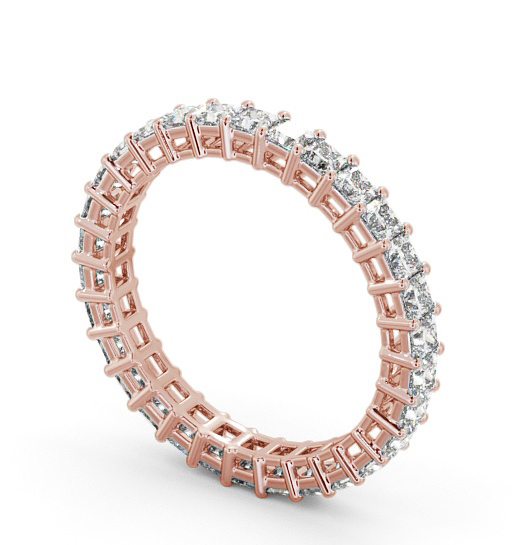 Full Eternity Princess Diamond Ring 9K Rose Gold - Omeath FE3_RG_THUMB1 