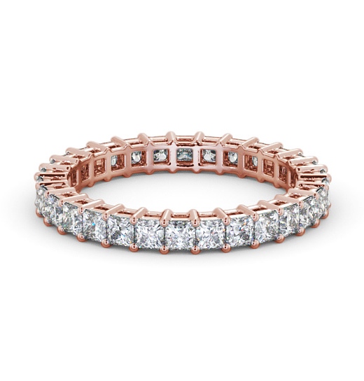  Full Eternity Princess Diamond Ring 9K Rose Gold - Omeath FE3_RG_THUMB2 