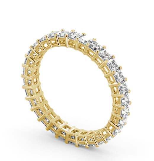  Full Eternity Princess Diamond Ring 18K Yellow Gold - Omeath FE3_YG_THUMB1 