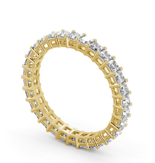 Full Eternity Princess Diamond Classic Style Ring 9K Yellow Gold FE3_YG_THUMB1_2.jpg