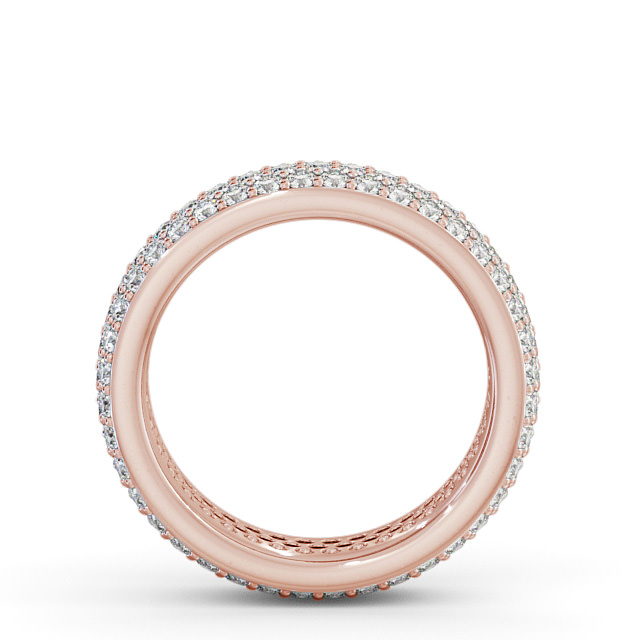 Full Eternity 1.20ct Round Diamond Ring 18K Rose Gold - Keslina FE44_RG_UP