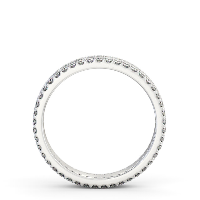 Full Eternity Round Diamond Ring Platinum - Monivea FE45_WG_UP