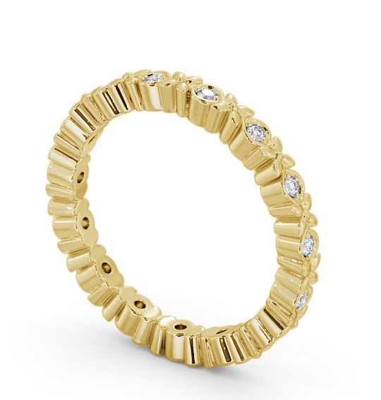  Full Eternity Round Diamond Wedding Ring 9K Yellow Gold - Adrielle FE47_YG_THUMB1 