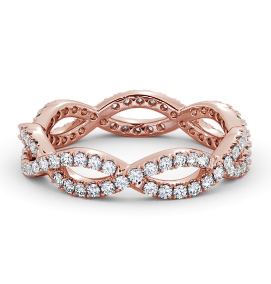 Berenice Full Eternity Ring Round Diamond 0.50ct Infinity Design FE48_RG_THUMB2 