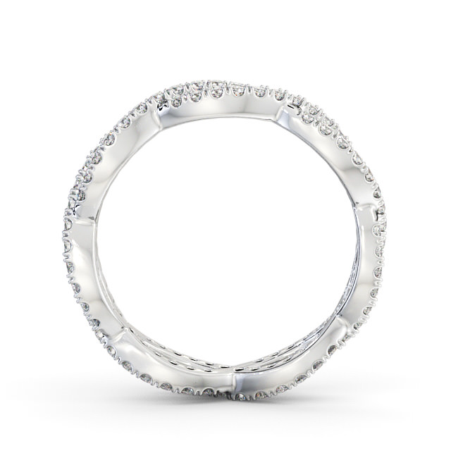 Full Eternity 0.50ct Round Diamond Ring Platinum - Berenice FE48_WG_UP