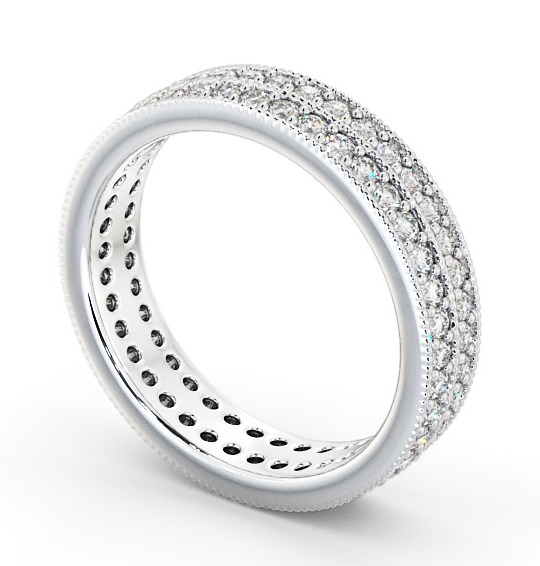 Full Eternity Round Diamond Double Channel Ring Palladium FE50_WG_THUMB1