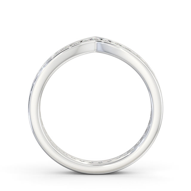 Full Eternity 0.60ct Round Diamond Ring Platinum - Brora FE56_WG_UP