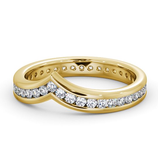  Full Eternity 0.60ct Round Diamond Ring 9K Yellow Gold - Brora FE56_YG_THUMB2 