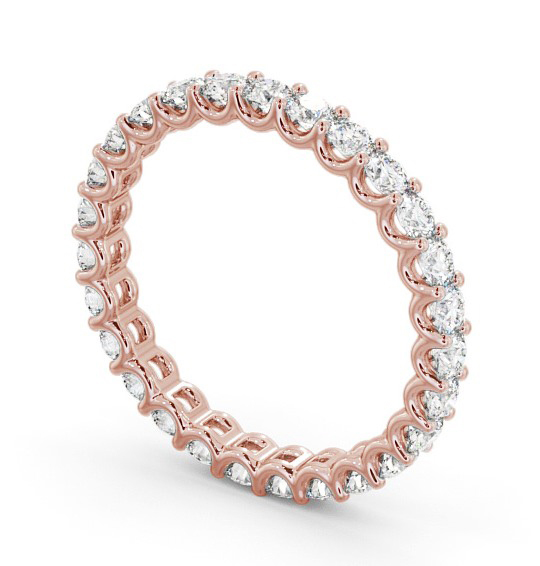  Full Eternity Round Diamond Ring 9K Rose Gold - Kitorel FE59_RG_THUMB1 