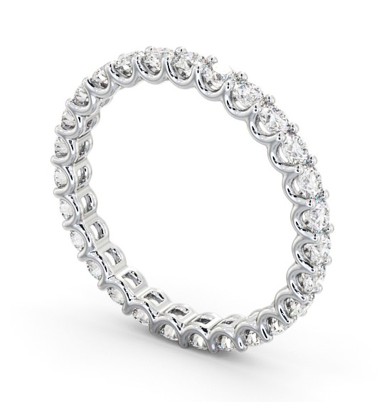 Full Eternity Round Diamond Sweeping Prongs Ring Platinum FE59_WG_THUMB1