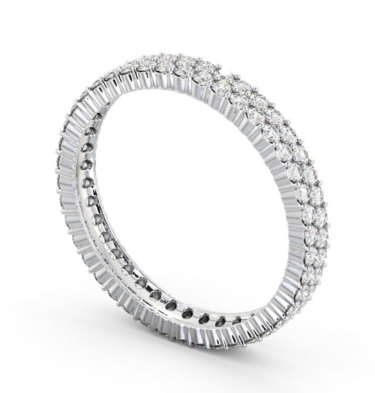  Full Eternity Round Diamond Ring 9K White Gold - Marbella FE61_WG_THUMB1 