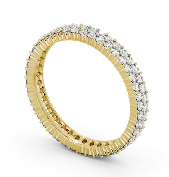  Full Eternity Round Diamond Ring 9K Yellow Gold - Marbella FE61_YG_THUMB1 