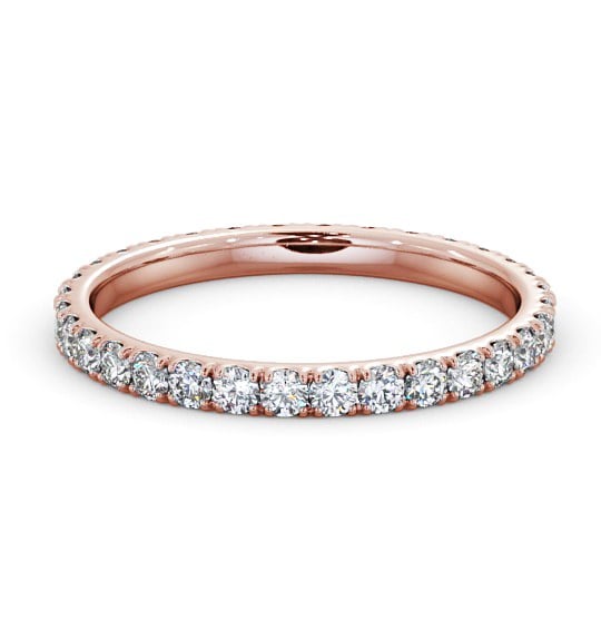 Full Eternity Round Diamond Ring 18K Rose Gold - Someries FE63_RG_THUMB2 