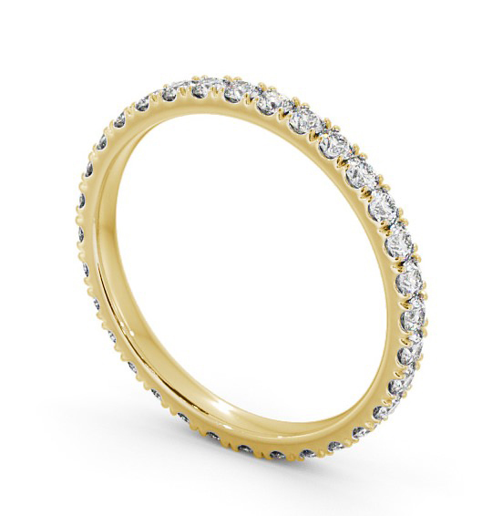 Full Eternity Round Diamond Classic Ring 9K Yellow Gold FE63_YG_THUMB1