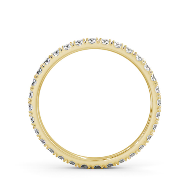 Full Eternity Round Diamond Ring 9K Yellow Gold - Someries FE63_YG_UP
