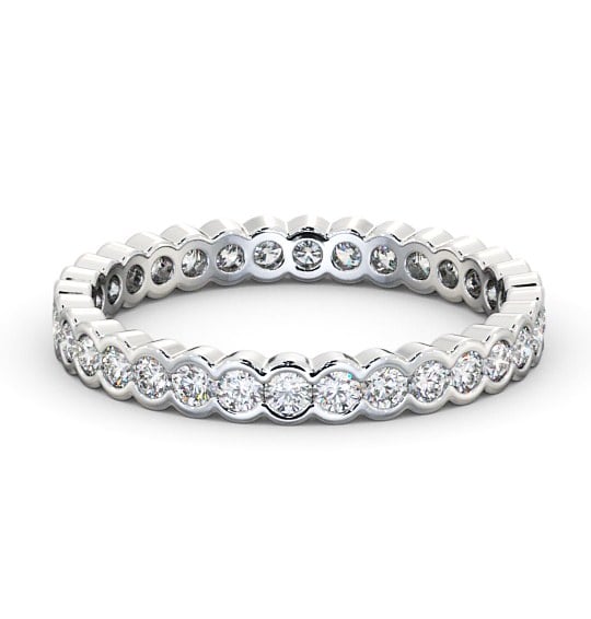  Full Eternity Round Diamond Ring Platinum - Ashbrook FE65_WG_THUMB2 