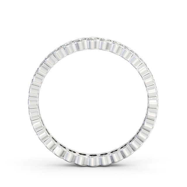 Full Eternity Round Diamond Ring 18K White Gold - Ashbrook FE65_WG_UP