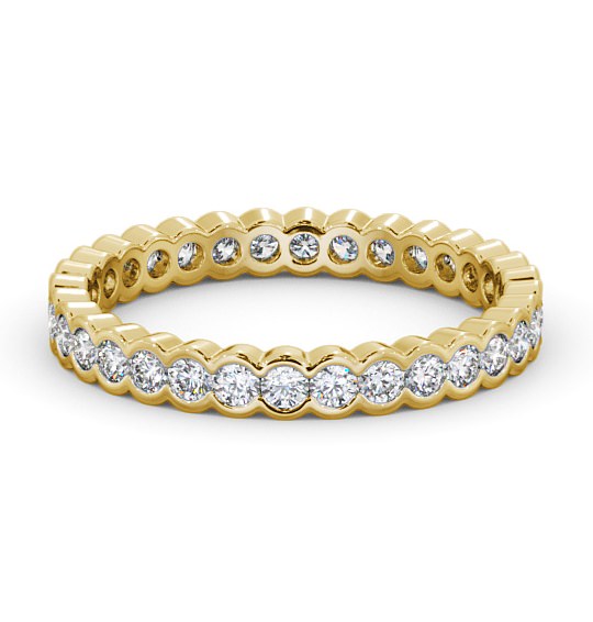  Full Eternity Round Diamond Ring 18K Yellow Gold - Ashbrook FE65_YG_THUMB2 
