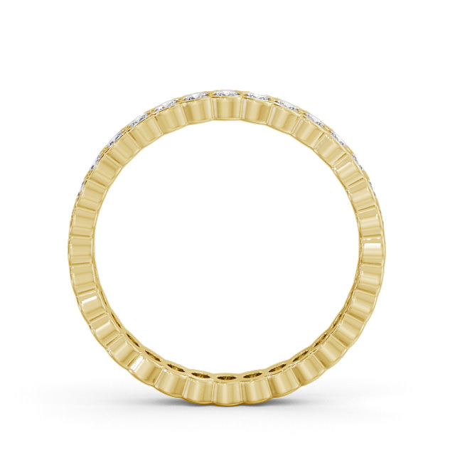 Full Eternity Round Diamond Ring 9K Yellow Gold - Ashbrook FE65_YG_UP