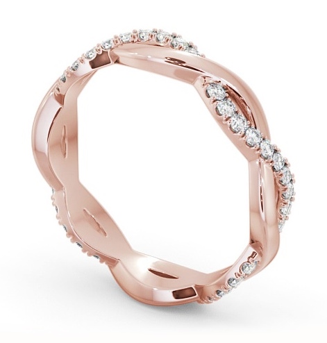  Full Eternity 0.30ct Diamond Ring 9K Rose Gold - Luzine FE67_RG_THUMB1 