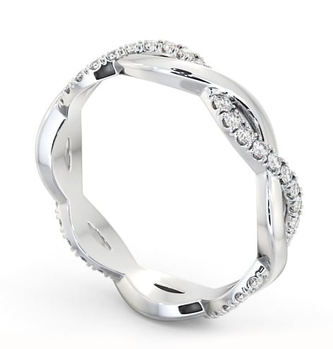  Full Eternity 0.30ct Diamond Ring Palladium - Luzine FE67_WG_THUMB1 