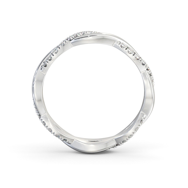 Full Eternity 0.30ct Diamond Ring 9K White Gold - Luzine FE67_WG_UP