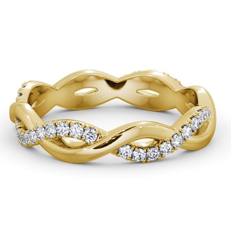  Full Eternity 0.30ct Diamond Ring 9K Yellow Gold - Luzine FE67_YG_THUMB2 