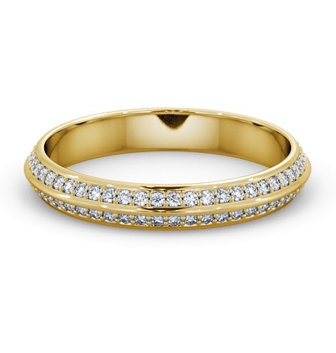 Full Eternity Knife Edge Diamond Ring 18K Yellow Gold FE68_YG_THUMB2 