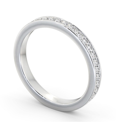 Full Eternity Round Diamond Pave Channel Ring Platinum FE70_WG_THUMB1 