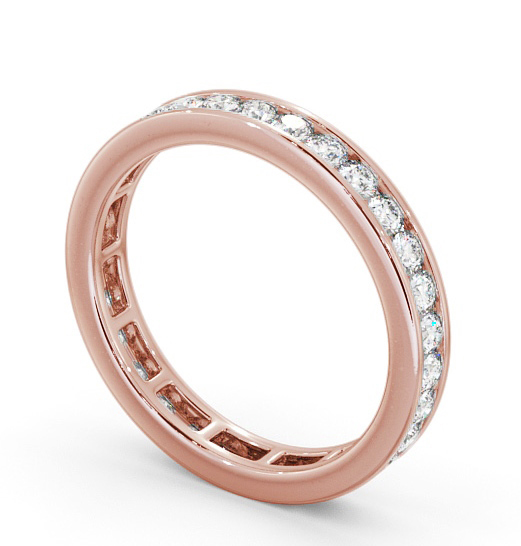  Full Eternity Round Diamond Ring 18K Rose Gold - Ardeley FE8_RG_THUMB1 