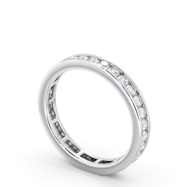 Full Eternity Round Diamond Ring Platinum - Ardeley