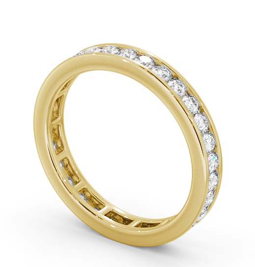Full Eternity Round Diamond Ring 9K Yellow Gold - Ardeley FE8_YG_THUMB1