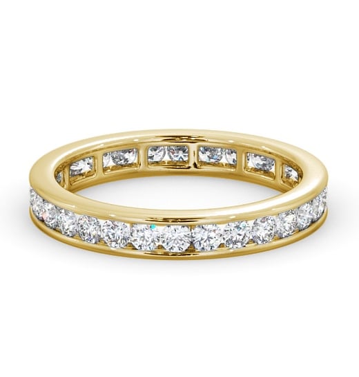  Full Eternity Round Diamond Ring 18K Yellow Gold - Ardeley FE8_YG_THUMB2 