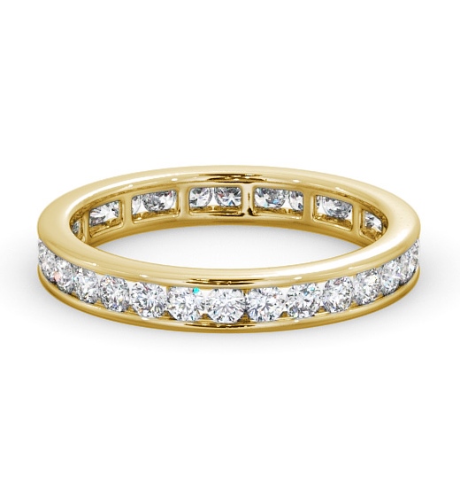  Full Eternity Round Diamond Ring 9K Yellow Gold - Ardeley FE8_YG_THUMB2 