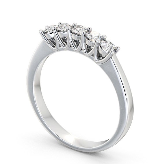 Five Stone Round Diamond Ring Palladium - Airedale FV15_WG_THUMB1