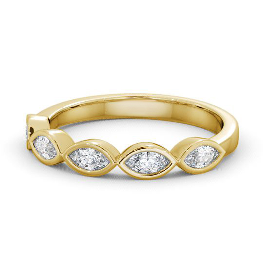 Penrose Five Stone Ring Marquise Diamond Bezel Set FV19_YG_THUMB2 