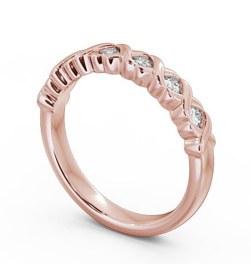  Half Eternity Round Diamond Ring 9K Rose Gold - Sylvie FV23_RG_THUMB1 