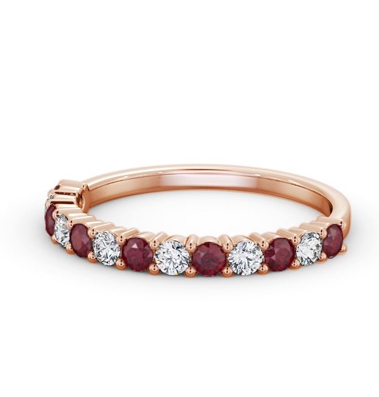 Katara Half Eternity Gemstone and Diamond Ring 0.60ct GEM104_RG_RU_THUMB2 