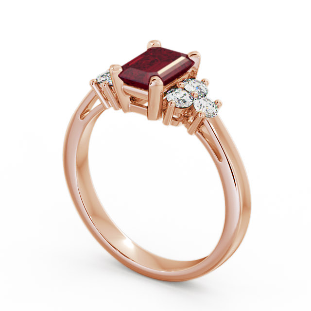 Ruby and Diamond 1.51ct Ring 18K Rose Gold - Ambra