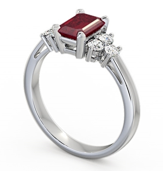 Ruby and Diamond 1.51ct Ring 18K White Gold GEM1_WG_RU_THUMB1