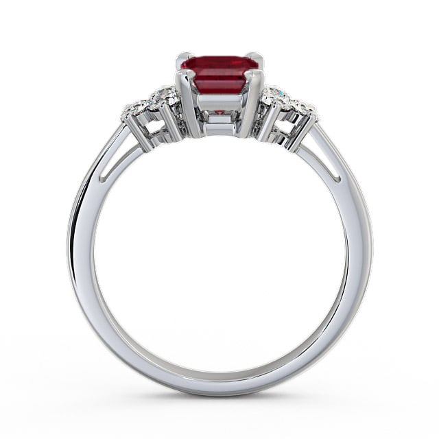 Ruby and Diamond 1.51ct Ring Platinum - Ambra GEM1_WG_RU_UP