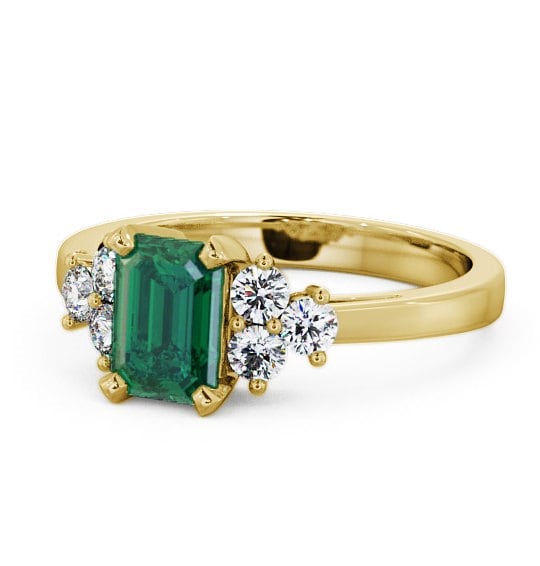  Emerald and Diamond 1.26ct Ring 18K Yellow Gold - Ambra GEM1_YG_EM_THUMB2 