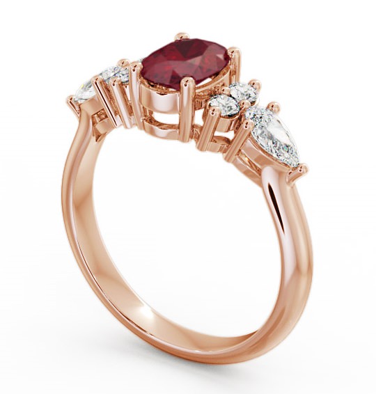 Ruby and Diamond 1.42ct Ring 18K Rose Gold GEM2_RG_RU_THUMB1