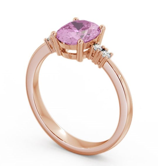 Pink Sapphire and Diamond 1.61ct Ring 18K Rose Gold - Talida GEM3_RG_PS_THUMB1