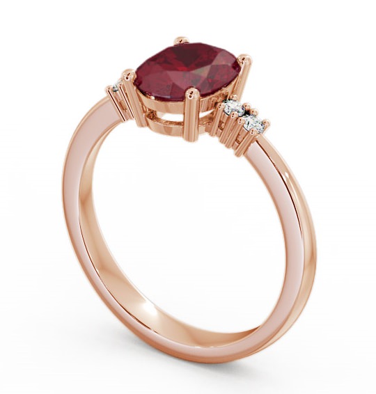 Ruby and Diamond 1.61ct Ring 9K Rose Gold GEM3_RG_RU_THUMB1