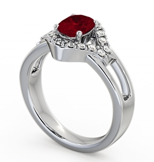 Ruby and Diamond 1.18ct Ring Platinum GEM4_WG_RU_THUMB1