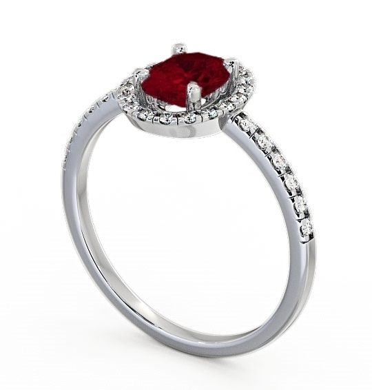 Halo Ruby and Diamond 1.18ct Ring Palladium GEM5_WG_RU_THUMB1 
